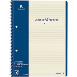 フィラーノート　Ｂ５　Ａ罫マージン罫入４０枚１０冊