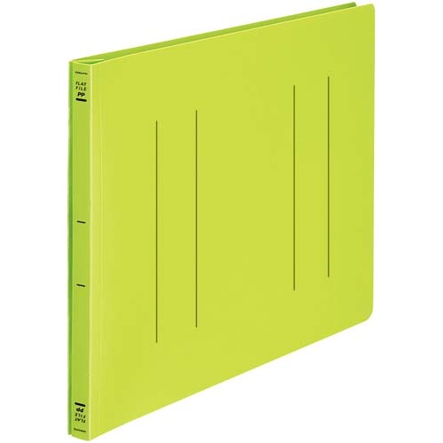 フラットファイル＜ＰＰ＞　Ｂ４横　黄緑　１０冊