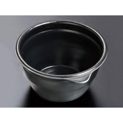 ケーピープラテック どんぶり容器 K丸カップ 110-280 本体 黒