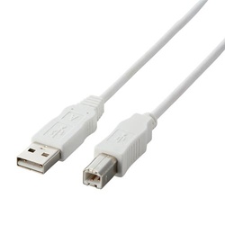 ＲｏＨＳ対応ＵＳＢケーブル　Ａ−Ｂ　１．５ｍ　ＷＨ