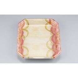 発泡トレー L-カク2.5 波瓦桃 シーピー化成