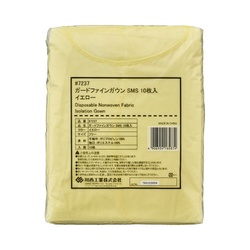 【廃番商品】ガードファインガウン　ＳＭＳ　１０枚　イエロー