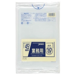 LDゴミ袋 PL48 業務用 特厚 45L 透明 10枚 ジャパックス