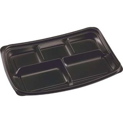 軽食容器 FT京デリ-450-1(V) 本体 黒 エフピコ