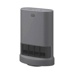 大風量セラミックヒーター首振りＷセンサー付　グレー