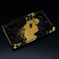 リスパック 刺身容器 バイオ 流派 平20-12B いとど金 本体