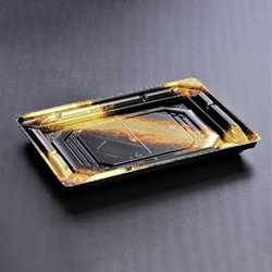 リスパック 刺身容器 バイオPS 美枠 20-15B しょうえい金 本体