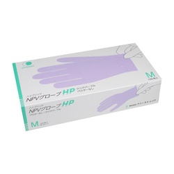 塩ビ手袋 FR-6711 ハイブリッドNPVグローブHP M 100枚入 ファーストレイト