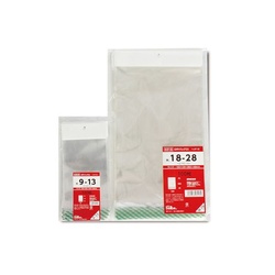 テープ有 OPP袋 6906 OPPバッグヘッダー付 H 6-8(旧No.6) ベルベ