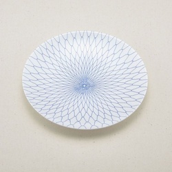 刺身容器 まるひらざら 190 あみめ 青葉紙業