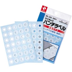 マイタックパンチラベル　２８０片入　１０セット
