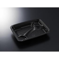 中央化学 弁当容器 BCTはるか22-17C BK 本体