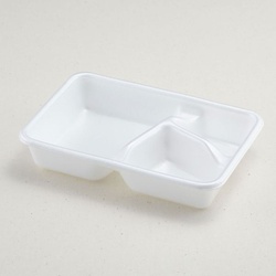 弁当容器 B-22(本体)白 青葉紙業