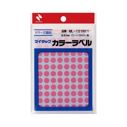 マイタックカラーラベル　８ｍｍ　桃