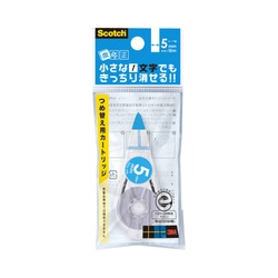 修正テープ　微修正　５ｍｍ幅　カートリッジ