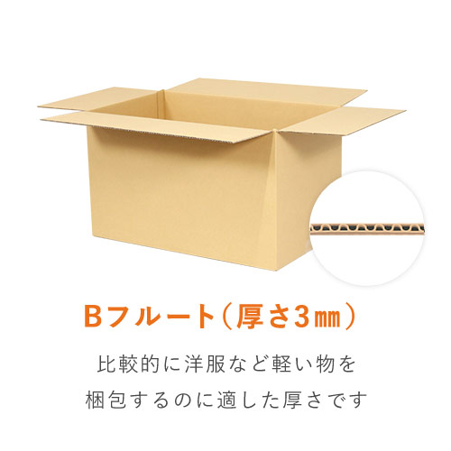 宅配120サイズ】ダンボール箱（520×320×310mm）3mm B/F C120×C120