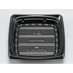 軽食容器 BFデリカ内16 黒本体 シーピー化成