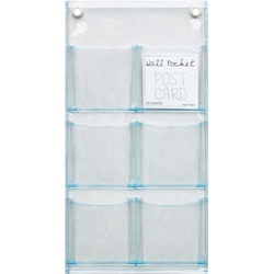 ウォールポケット　はがきサイズ　６ポケット