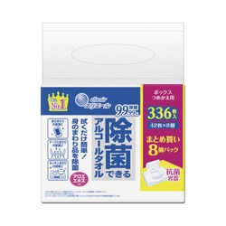 除菌できるアルコールタオル　ボックス　詰替用８Ｐ