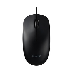 シンプルマウス　有線　３ボタン　黒　ＥＣ