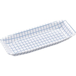 鮮魚トレー M-82 ブルーチェック W エフピコ