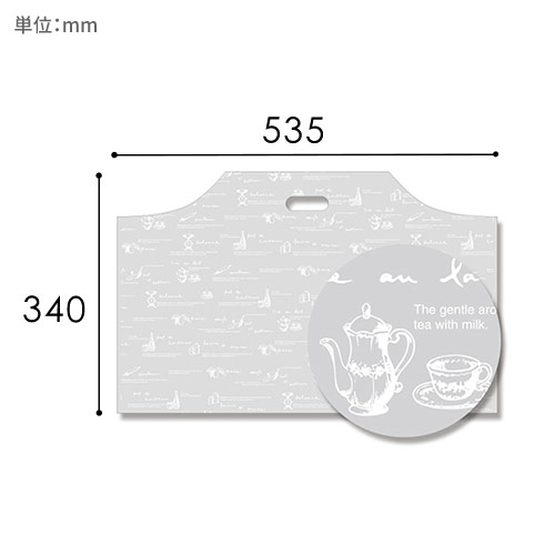 HEIKO 手抜き (小判抜き)ポリ袋 バイオハンディバッグ YL ティータイム 100枚