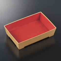 中央化学 寿司容器 SKS 17-12(43) 赤-木曽 本体