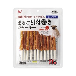 まるごと肉巻きジャーキーミルクガム１１本