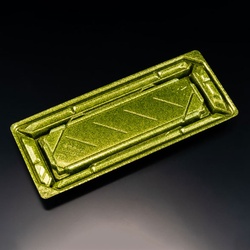 リスパック 寿司容器 バイオPS 美枠寿司 1-5B ステラグリーン 本体