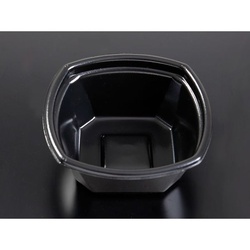 ケーピープラテック どんぶり容器 Kランチ-7 本体黒