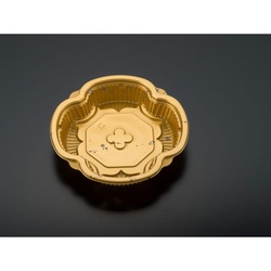 リスパック 惣菜容器 クリーンカップ よつば17-35B カリス金 本体