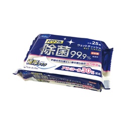 極厚　アルコール３０％　除菌大判ウェット２５枚×５