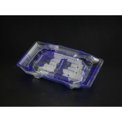 【廃番商品】リスパック 刺身容器 A-PET うつくし盛D 10B みぞれ青 本体