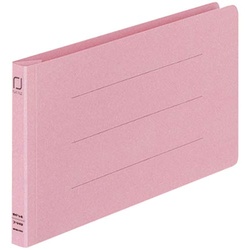 統一伝票用フラットファイルＢ４・１／３横　桃１０冊