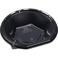どんぶり容器 MSD半月丼 19-18(40) 黒 エフピコ