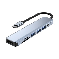 ＵＳＢ　Ｔｙｐｅ−Ｃ　Ｍｕｌｔｉ　Ｈｕｂ　７ｉｎ１