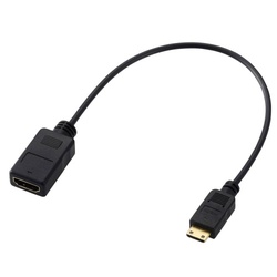 ＨＤＭＩ変換ケーブル　ｍｉｎｉーＨＤＭＩ　ブラック