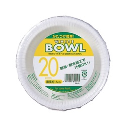 紙皿 WBホワイトボール 15cm 20枚入 アートナップ