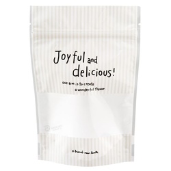 チャック付き袋 ジョイフルベージュジップスタンドバッグ-3(50枚) ヘッズ