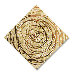 【廃番商品】ギフトシール スクエア スピニング金 ３２片