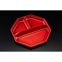 リスパック 弁当容器 バイオデリカ かさね 八角 20 中皿1 RBS