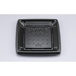 惣菜容器 BFコモ角皿内18 黒 本体(N) シーピー化成