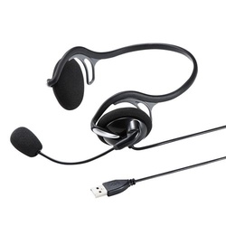 ＵＳＢヘッドセット　ＭＭ−ＨＳＵ０５ＢＫ