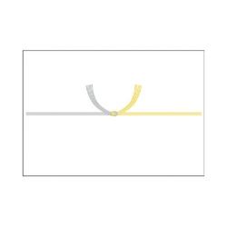 のし紙　Ｂ５判　黄水引　京