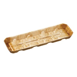 エフピコ 発泡トレー FU-33-10(25) しなの茶