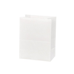 HEIKO NF(ノンフッ素)耐油角底袋 13ー16.5 白無地 100枚/袋