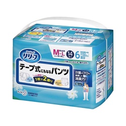 リリーフ　テープ式にもなるパンツ　Ｍ−Ｌ１４枚×４
