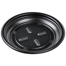 エフピコ 軽食容器 MFPプレート-丸23 本体 黒
