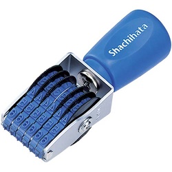 エルゴグリップ　回転ゴム印　６連３号　ゴシック体