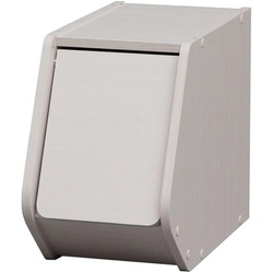 スタックボックス　扉付き　幅２０ｃｍ　ホワイト